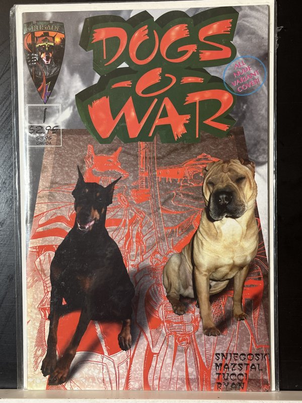 Dogs-O-War #1 All Nude Variant (1996)