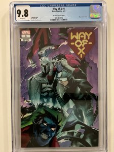 Way of X #1 Vicentini Cover CGC 9.8