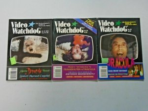 Video Watchdog Dracula Lot 3 Different Average 6.0 FN (1993-1998)