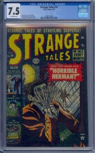 STRANGE TALES #14 CGC 7.5 ATLAS PRE-CODE HORROR