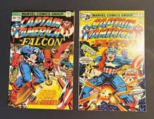 Captain America #196, #197 (SET) ( 8.0 VFN ) Jack Kirby is BACK! 1976