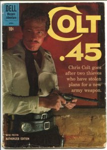 Colt .45 #8 1961-Dell-Wayne Preston TV series photo cover-western stories-G 