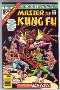 Master of Kung Fu King Size Annual #1 (Jan-76) VF High-Grade Shang-Chi