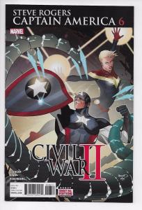 Captain America Steve Rogers #6 - Civil War II (Marvel, 2016) - New/Unread (NM)