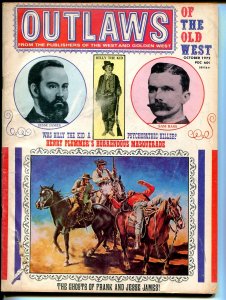 Outlaws of The Old West 10/1972-Stagecoach-Jesse & Frank James-Billy The Kid-VG