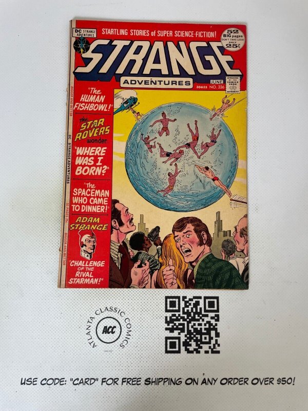 Strange Adventures # 236 FN/VF DC Comic Book Adam Strange Star Rovers 17 J239