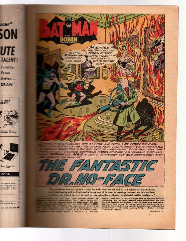 Detective Comics #319 - Batman - 1st Dr No Face - 1963 - FN 