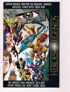 Heroes And Legends # 4 Marvel Comic Books Captain America Thing Spider-Man!! S47