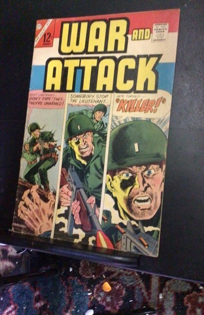 War and Attack #55 World War Tank battles! Affordable-Grade key! VG/FN Wow