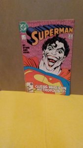 1987 Superman 9 Joker John Byrne Fine +