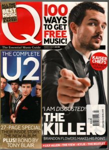 Q 3/2007-British-Brandon Flowers-The Killers-U2-Kaiser Chiefs-The Beatles-FN