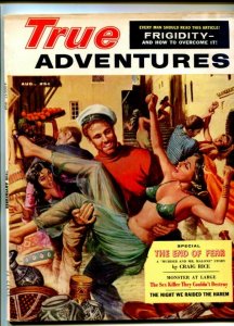 TRUE ADVENTURES-AUG-1959-PULP FICTION-RICE-CHEESECAKE-SAUNDERS-fn
