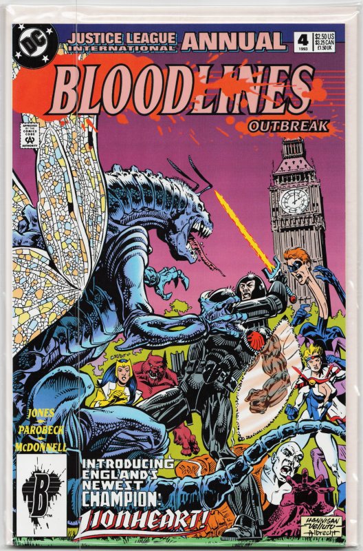 Justice League International Annual #4 (1993) Lionheart