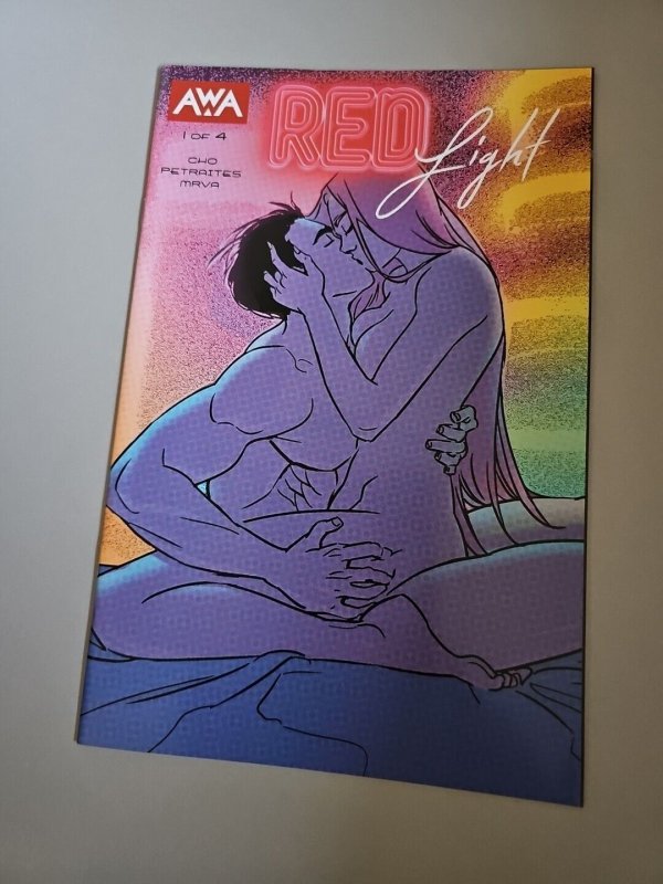 Rated R RED LIGHT 1 AWA hot bothered Petraites Variant Cover NM LCSD
