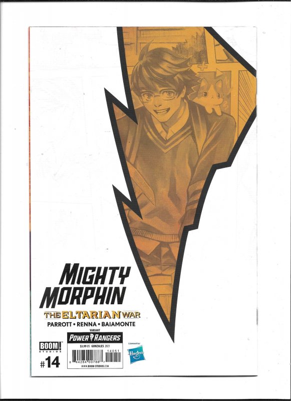 Mighty Morphin #14 Cover E (2021) Retailer Incentive Cover by Rian Gonzales