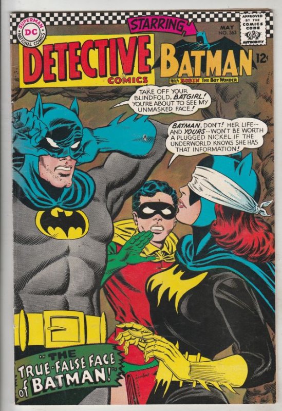 Detective Comics #363 (May-67) FN/VF+ High-Grade Batman