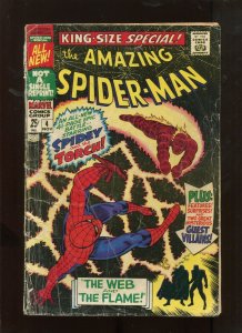 THE AMAZING SPIDER-MAN #4 ANNUAL (4.0) THE WEB AND THE FLAME