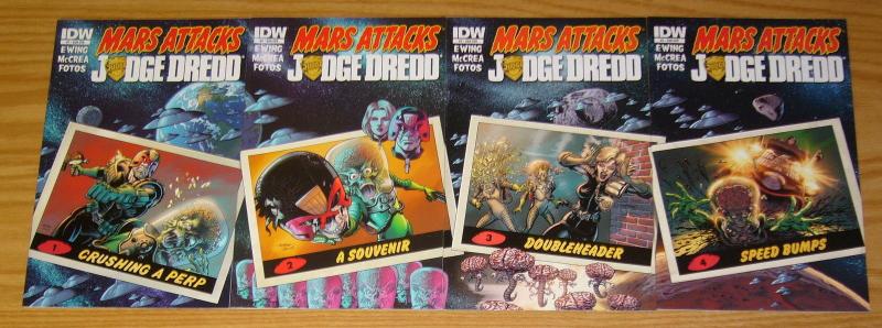 Mars Attacks Judge Dredd #1-4 VF/NM complete series - all sub variants - mccrea