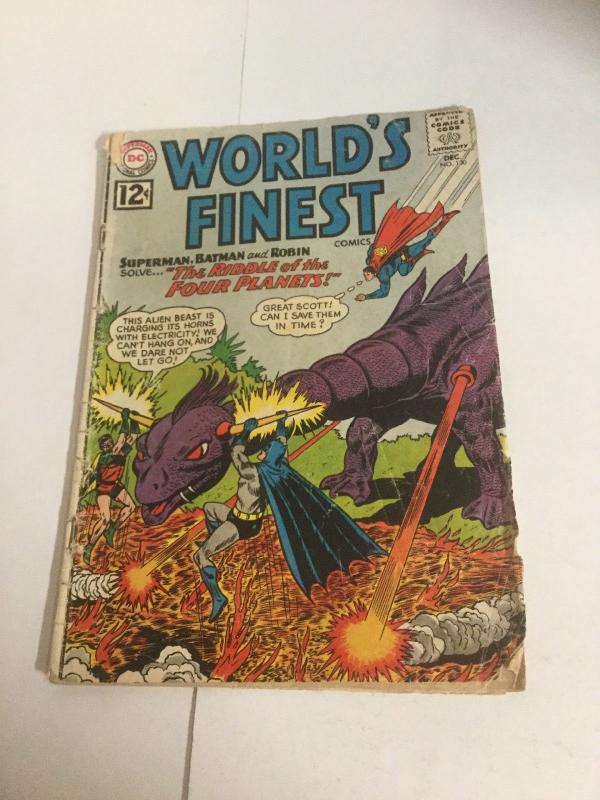 Worlds Finest 130 Gd Good 2.0 DC Comics Silver Age