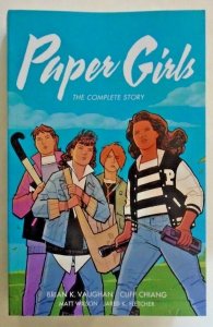 Paper Girls: The Complete Story TP.  $55 cover price!  Vaughan, streaming!