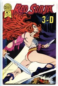 RED SONJA In 3-D #1 1988-Blackthorne comic book