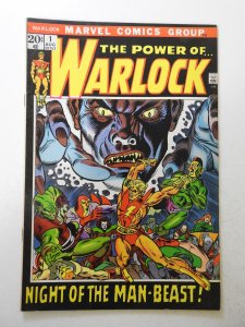 Warlock #1 (1972) FN- Condition! moisture stain fc