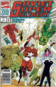 Soviet Super Soldiers #1 Newsstand Ursa Major 1st Firefox NM