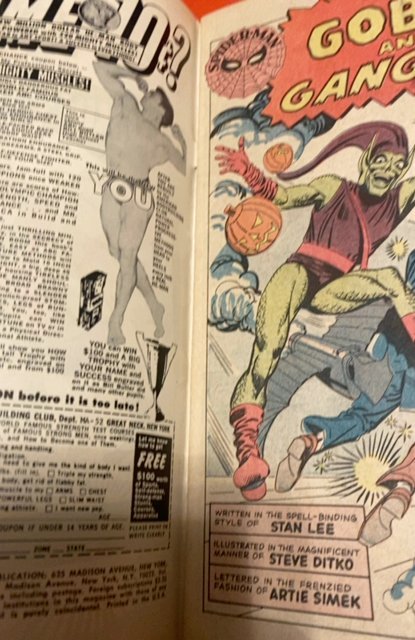 The Amazing Spider-Man #23 (1965)vs the green goblin see description