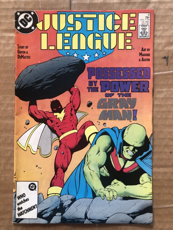 Justice League #6 Direct Edition (1987)