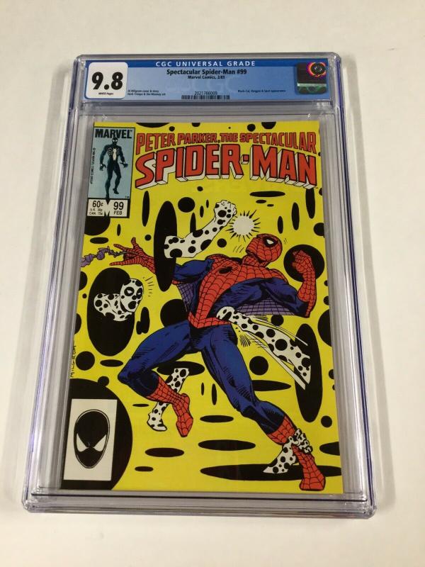 Spectacular Spider-man 99 Cgc 9.8 White Pages Marvel