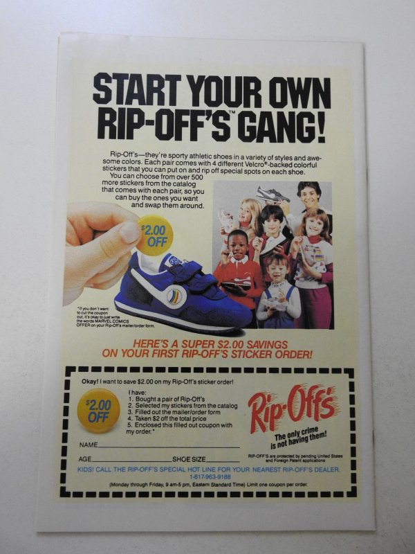 Uncanny X-Men #198 FN Condition! small stain bc