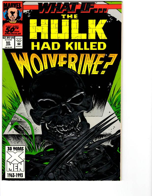 5 What If... Marvel Comic Books # 48 50 51 52 53 Daredevil Hulk Wolverine BH2