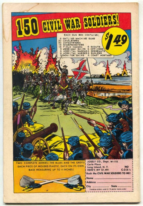 WONDER WOMAN #125 FLYING SAUCERS PEGASUS DC  1961 VG 