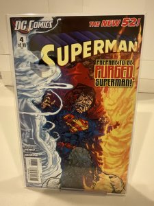 Superman #4  2012  9.0 (our highest grade)  New 52!