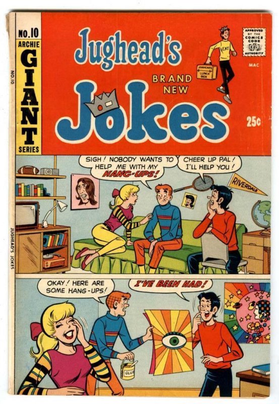 Jughead's Jokes #10 March 1969 Archie Giant Betty &  Veronica 68 pages VF