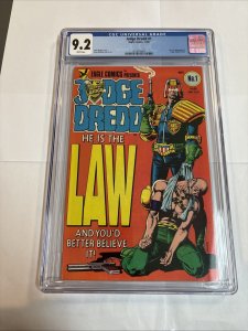 Judge Dredd (1983) # 1 (CGC 9.2 WP) 1st US App Judge Dredd