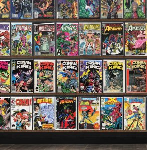 Huge Lot 140+ Comics with Mutant X, The Avengers, Conan The King & More!