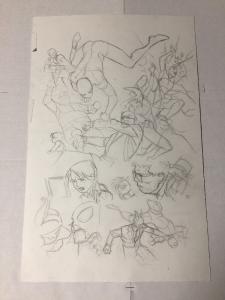 Spider-man Dead No More Clone Conspiracy 5 page 6 Original Art Jim Cheung Splash