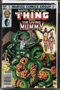 Marvel Two-in-One #95 (1983) The Living Mummy