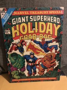 Marvel Treasury Special Giant Superhero Holiday Grab-Bag #1 : 1974 Fn, Christmas