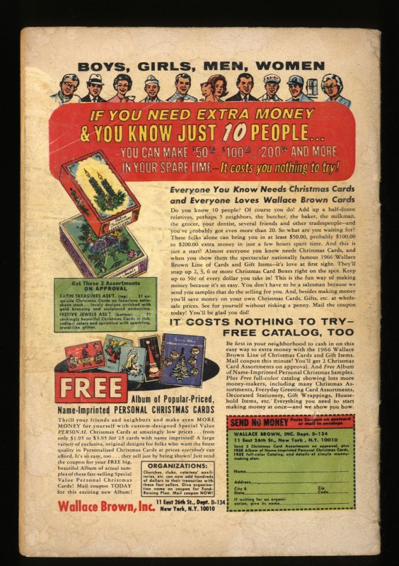 Fantastic Four #55 GD+ 2.5 Silver Surfer!