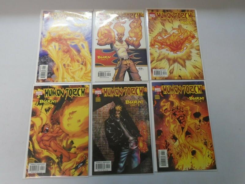 Human Torch set #1-12 8.0 VF (2003 2nd Series)