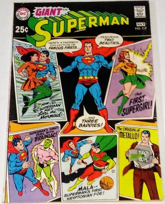 Superman #217 (F/VF) 1969 Giant-Size Silver Age DC ID#71Q