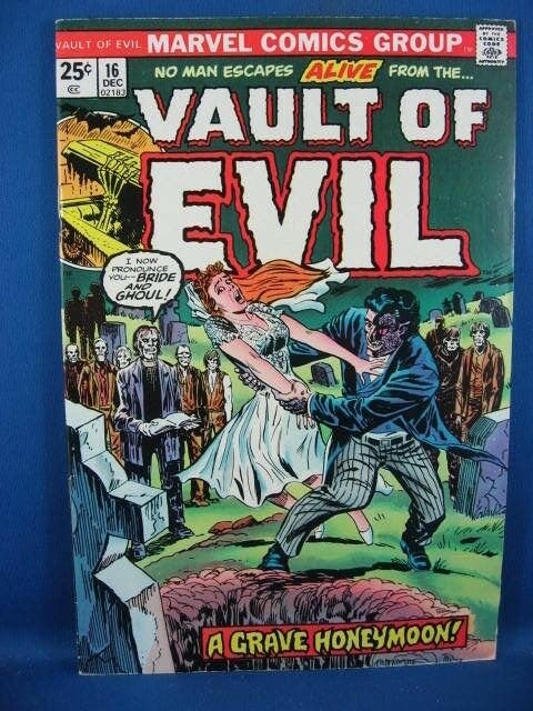 Vault of Evil #16 (Dec 1974, Marvel) F VF