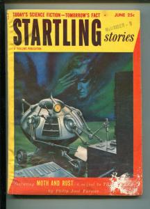 STARTLING STORIES 6/1953-THRILLING PUBS-PHILIP JOSE FARMER-SCI-FI PULP-fr