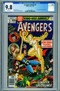 AVENGERS ANNUAL #8 CGC 9.8 comic book DR. STRANGE-1974-Marvel 4291312016