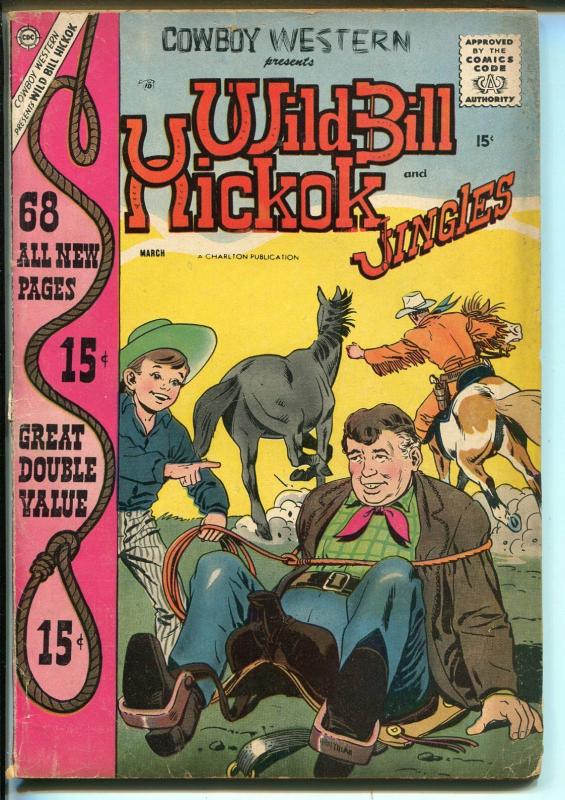 Cowboy Western #67 1958-Charlton-Wild Bill Hickok-Al Williamson-Maneely-VG