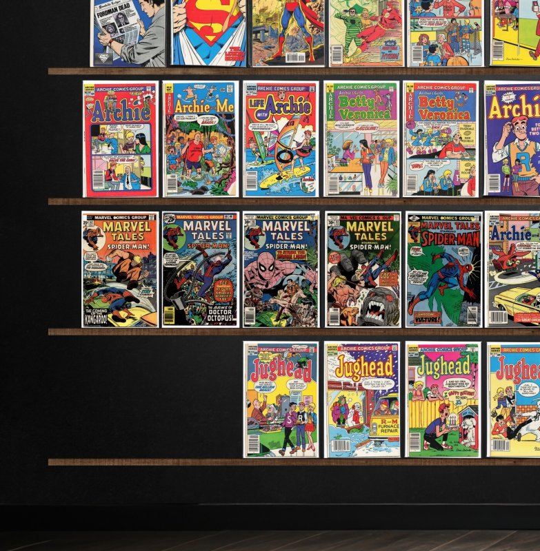 Huge Lot 150+ Comics with Superman, Jughead, Archie, Action Comics & More!
