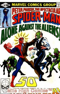 PETER PARKER (1976 Series)  (SPECTACULAR SPIDER-MAN) #50 Very Fine Comics Book