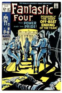 FANTASTIC FOUR #87 comic book 1969 JACK KIRBY-MARVEL VF